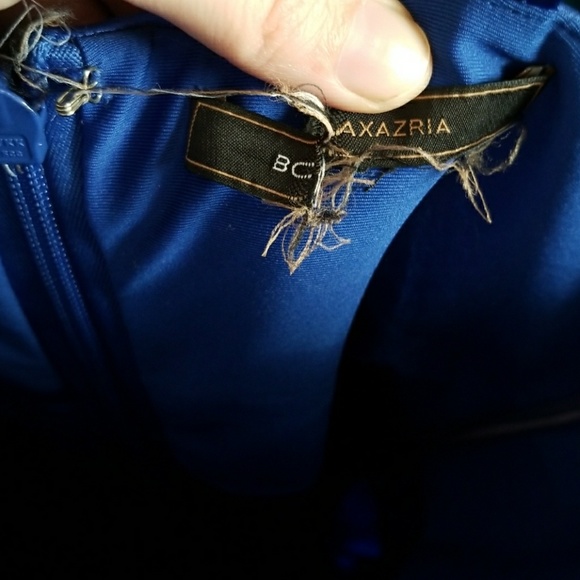 Size 0 BCBG Max Azria royal blue dress - Picture 5 of 6